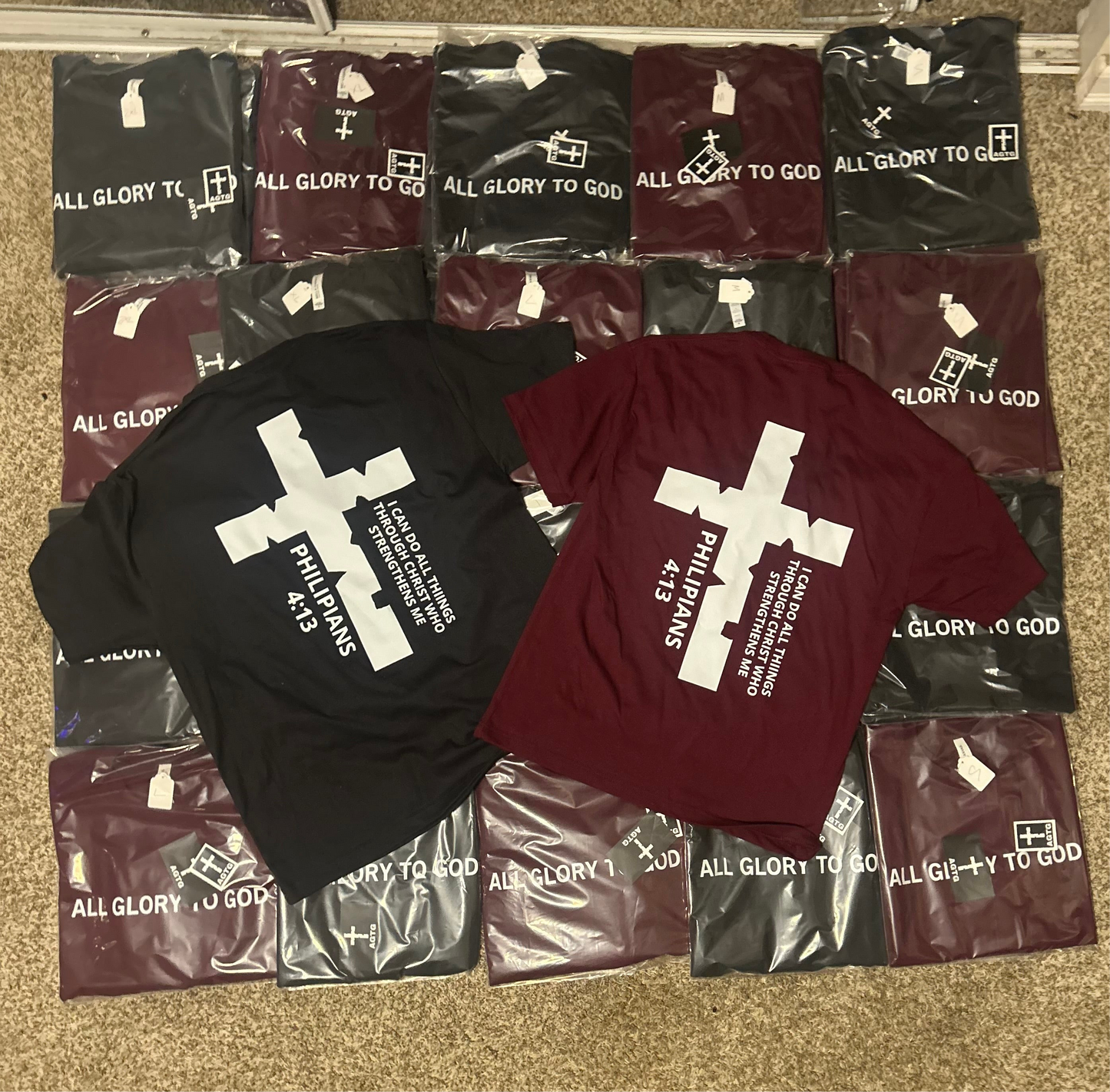 Philippians 4:13 AGTG heavy weight tee✝️